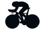 Sport Silhouette Bicycle Racer Wall Mural