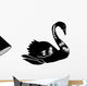 Abstract Black Swan Wall Decal