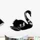 Abstract Black Swan Wall Decal