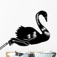 Abstract Black Swan Wall Decal