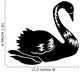 Abstract Black Swan Wall Decal