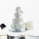 Wedding Cake with Flowers Wall Decal