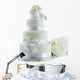 Wedding Cake with Flowers Wall Decal