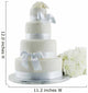Wedding Cake with Flowers Wall Decal