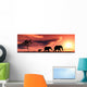 Family of Elephants Wall Mural