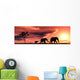 Family of Elephants Wall Mural