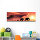 Family of Elephants Wall Mural
