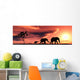 Family of Elephants Wall Mural