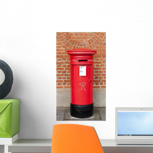 Post Box English Victorian Wall Mural