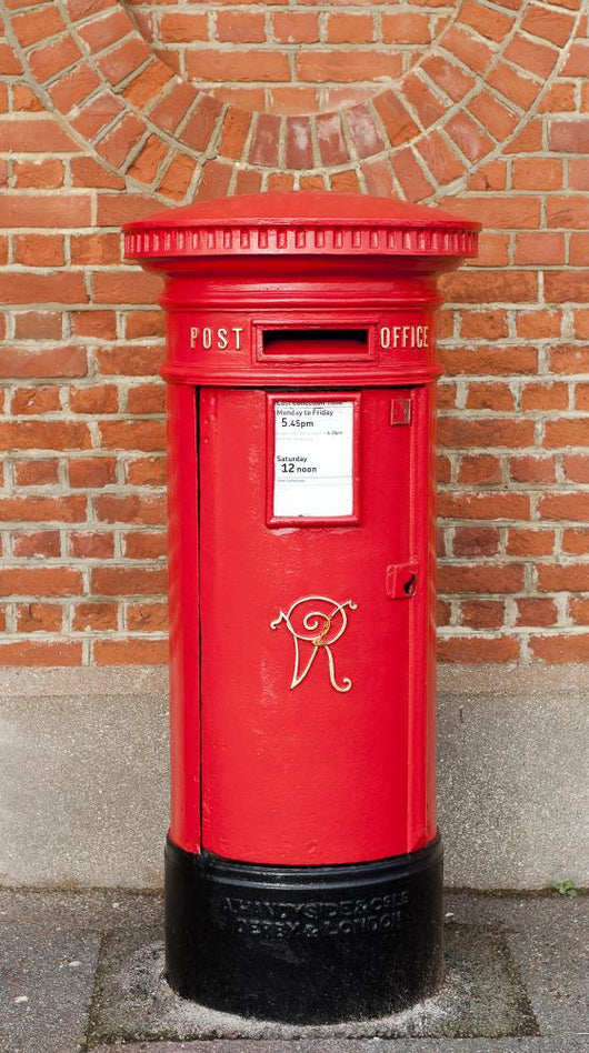 Post Box English Victorian Wall Mural