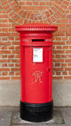 Post Box English Victorian Wall Mural