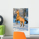 Golden Akhal-teke Horse Portrait