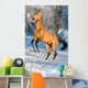 Golden Akhal-teke Horse Portrait