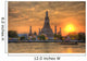 Wat Arun Thailand Temple in Sunset Scene Wall Mural