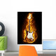 Electric Guitar Fire and