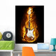 Electric Guitar Fire and