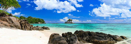 Perfect beach in Seychelles Wall Mural