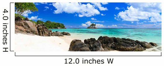 Perfect beach in Seychelles Wall Mural