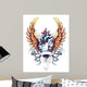 Anatomical Heart with Wings Wall Mural