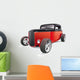 Red Hot Rod Wall Decal