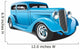 Light Blue Hot Rod