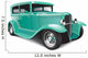Classical Hot Rod Wall Decal
