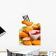 Fried chicken nuggets Wall Mural
