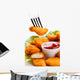 Fried chicken nuggets Wall Mural
