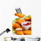 Fried chicken nuggets Wall Mural