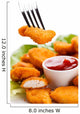 Fried chicken nuggets Wall Mural