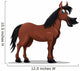 Funny Horse Vector Character Wall Decal