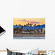 View on Santa Barbara from the pier Wall Mural