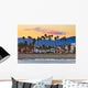 View on Santa Barbara from the pier Wall Mural