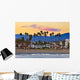 View on Santa Barbara from the pier Wall Mural