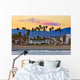 View on Santa Barbara from the pier Wall Mural