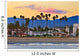 View on Santa Barbara from the pier Wall Mural