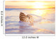 nautilus shell in the sea , sunrise Wall Mural