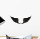 Wings black Wall Decal