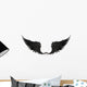Wings black Wall Decal