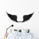 Wings black Wall Decal