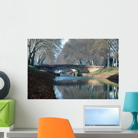 Toulouse Canal La Brienne Wall Decal