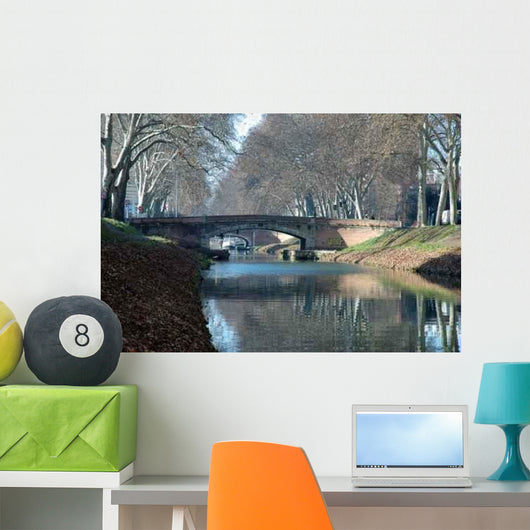 Toulouse Canal La Brienne Wall Decal