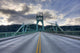 St. John's Bridge in Portland Oregon, USA. Wall Mural