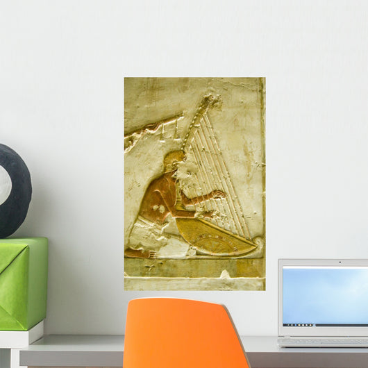 Ancient Egyptian Harpist Wall Mural