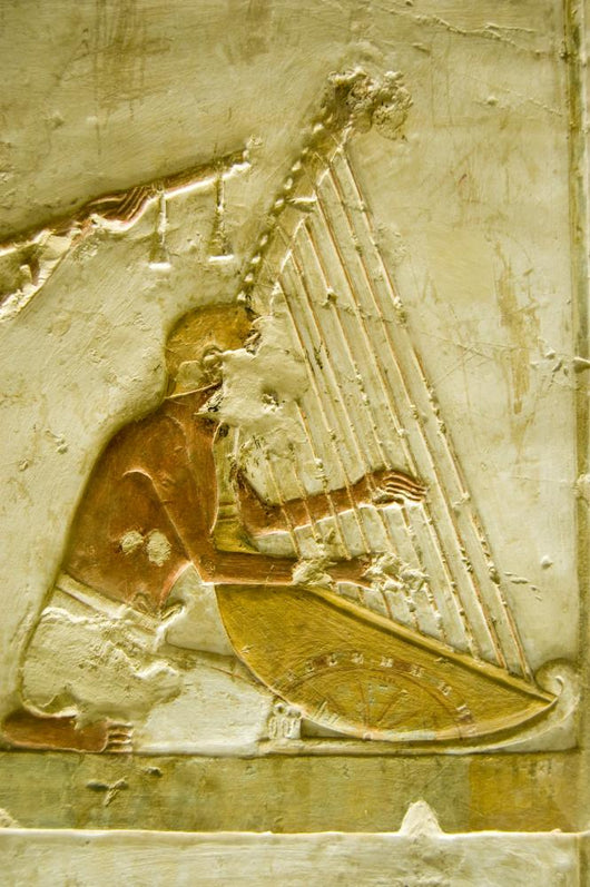 Ancient Egyptian Harpist Wall Mural
