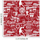 athletic department seamless pattern Wall Mural