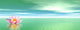 Lily Flower Green Ocean Wall Decal