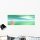 Lily Flower Green Ocean Wall Decal