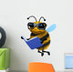 Cool Reading Bee Wall Decal