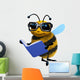 Cool Reading Bee Wall Decal